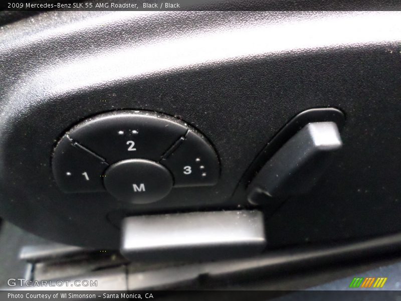 Black / Black 2009 Mercedes-Benz SLK 55 AMG Roadster