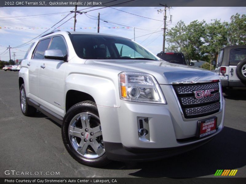 Quicksilver Metallic / Jet Black 2012 GMC Terrain SLT