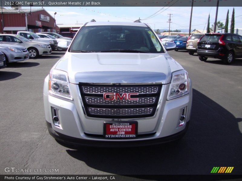 Quicksilver Metallic / Jet Black 2012 GMC Terrain SLT