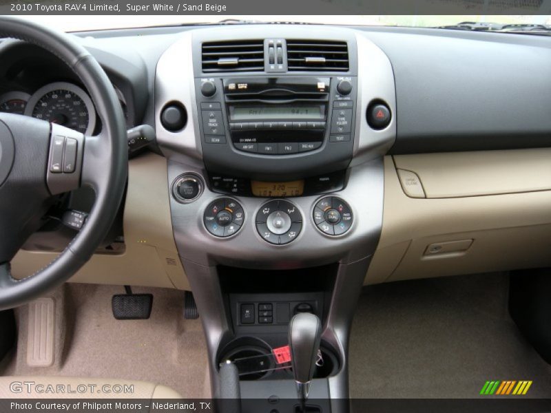 Super White / Sand Beige 2010 Toyota RAV4 Limited