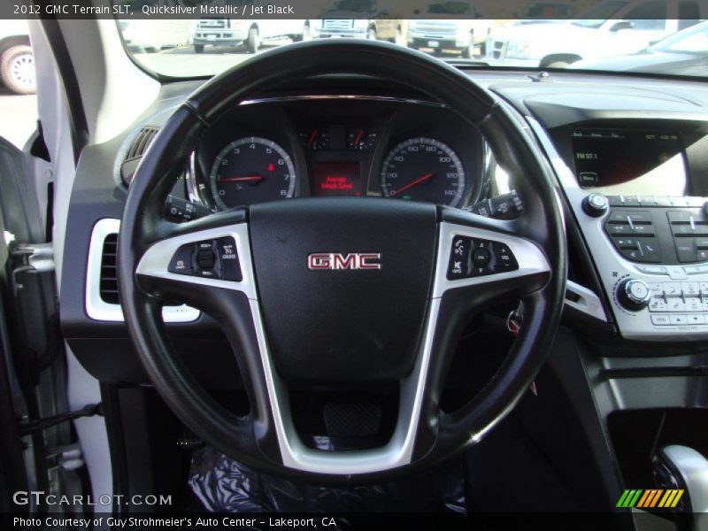 Quicksilver Metallic / Jet Black 2012 GMC Terrain SLT