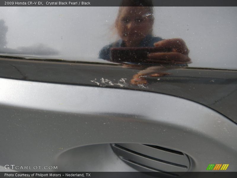 Crystal Black Pearl / Black 2009 Honda CR-V EX