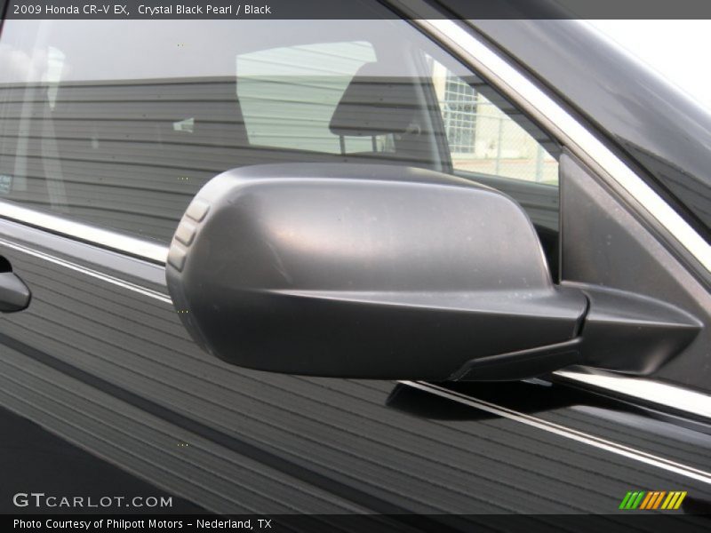 Crystal Black Pearl / Black 2009 Honda CR-V EX
