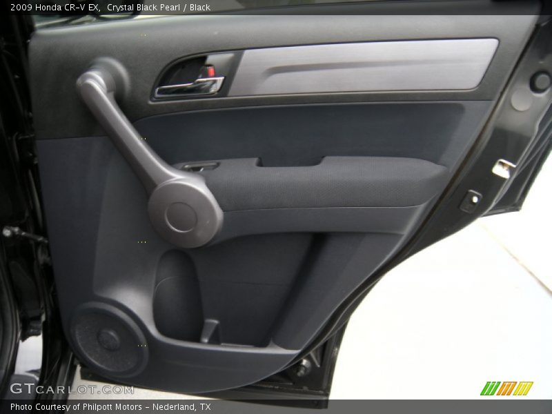 Crystal Black Pearl / Black 2009 Honda CR-V EX