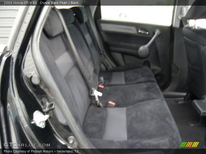 Crystal Black Pearl / Black 2009 Honda CR-V EX