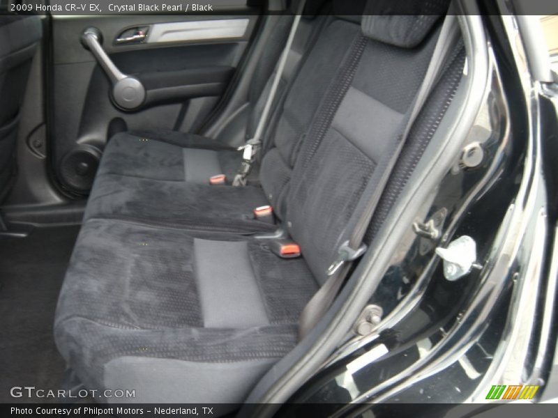 Crystal Black Pearl / Black 2009 Honda CR-V EX