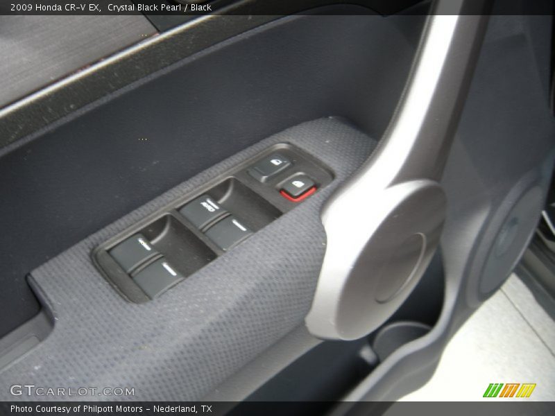 Crystal Black Pearl / Black 2009 Honda CR-V EX
