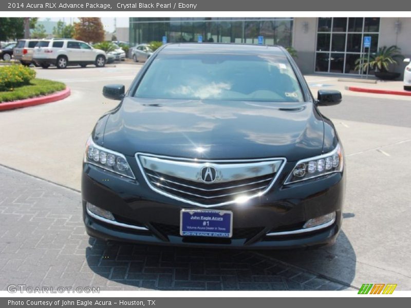 Crystal Black Pearl / Ebony 2014 Acura RLX Advance Package