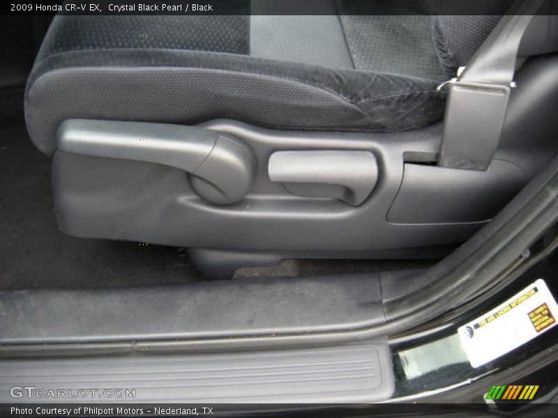 Crystal Black Pearl / Black 2009 Honda CR-V EX