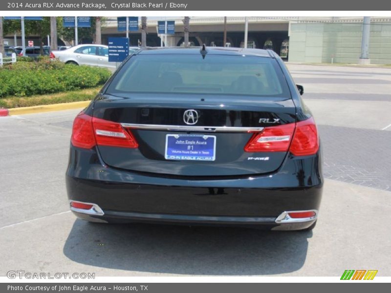 Crystal Black Pearl / Ebony 2014 Acura RLX Advance Package