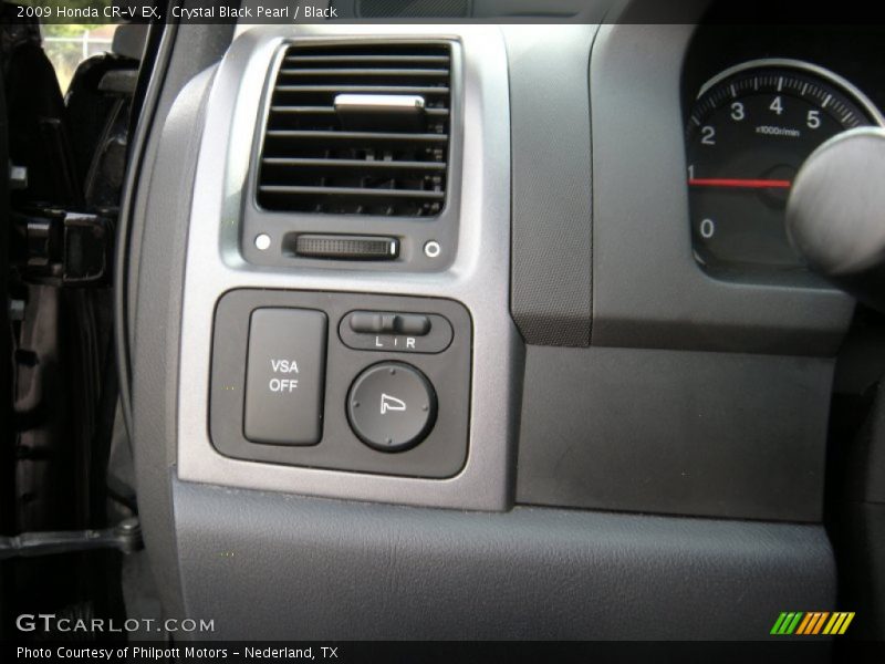 Crystal Black Pearl / Black 2009 Honda CR-V EX