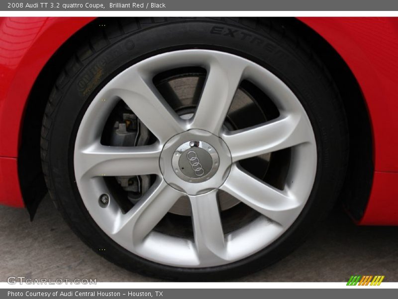 Brilliant Red / Black 2008 Audi TT 3.2 quattro Coupe