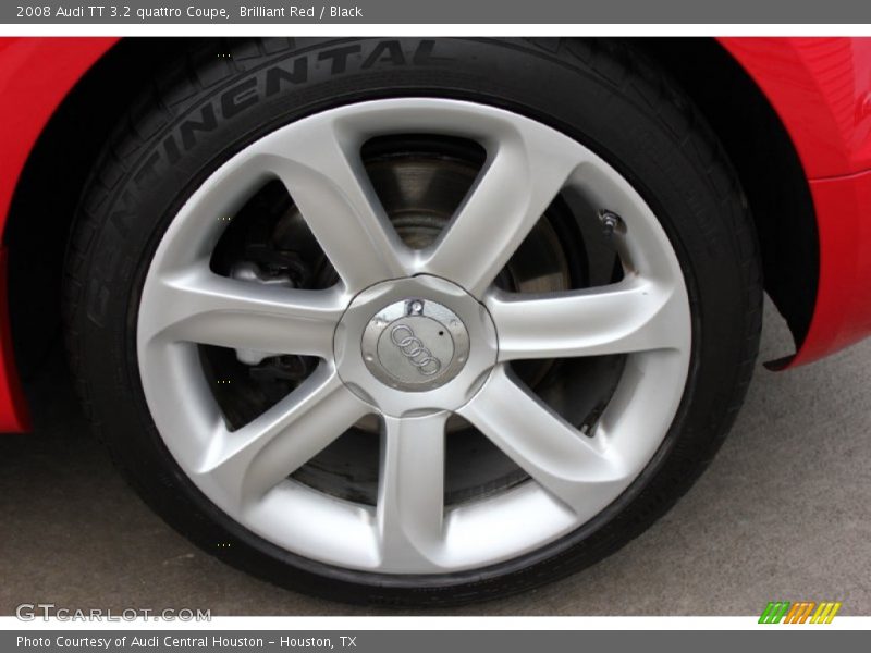 Brilliant Red / Black 2008 Audi TT 3.2 quattro Coupe