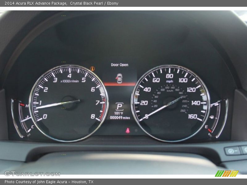 Crystal Black Pearl / Ebony 2014 Acura RLX Advance Package