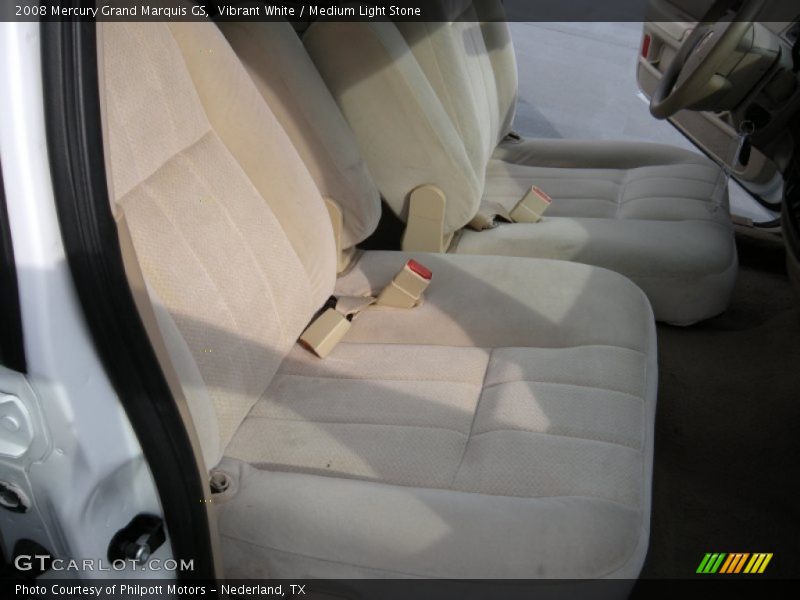 Vibrant White / Medium Light Stone 2008 Mercury Grand Marquis GS