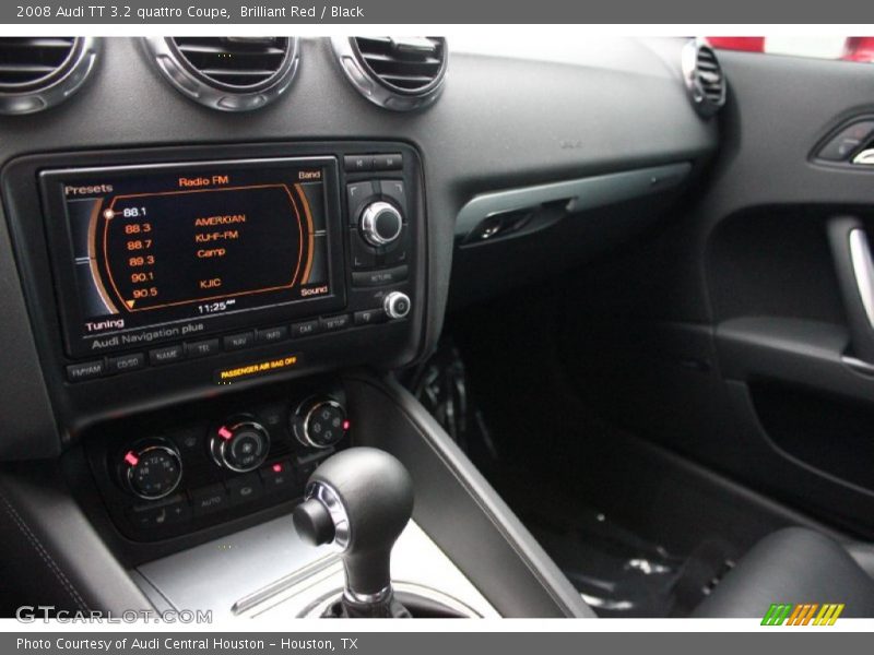 Brilliant Red / Black 2008 Audi TT 3.2 quattro Coupe