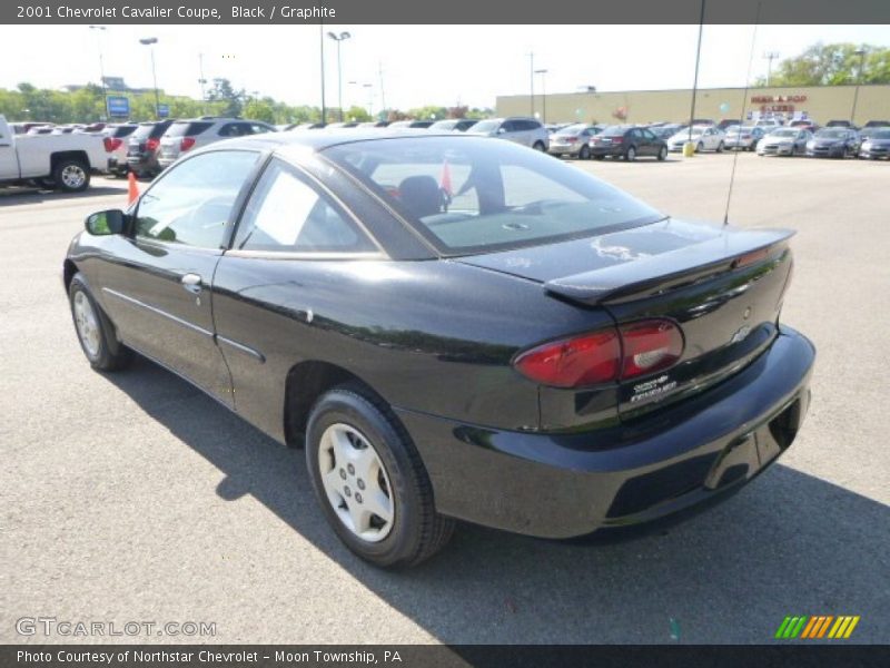 Black / Graphite 2001 Chevrolet Cavalier Coupe