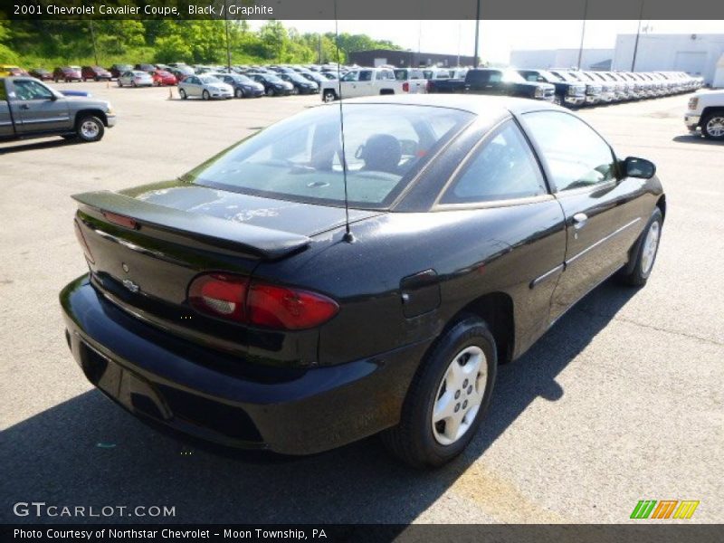 Black / Graphite 2001 Chevrolet Cavalier Coupe