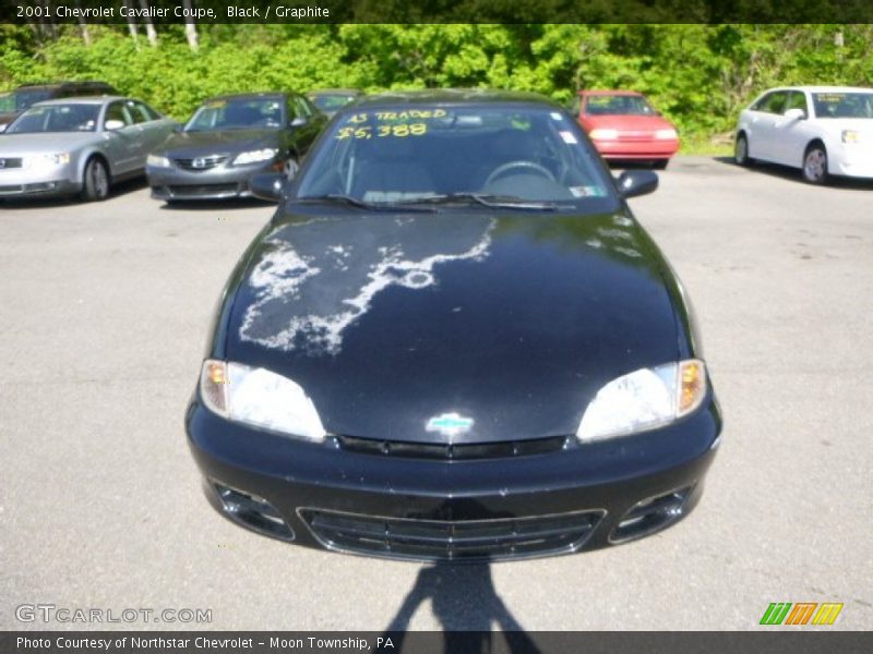 Black / Graphite 2001 Chevrolet Cavalier Coupe