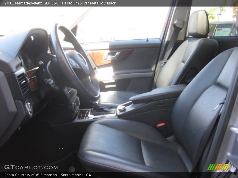 Palladium Silver Metallic / Black 2011 Mercedes-Benz GLK 350