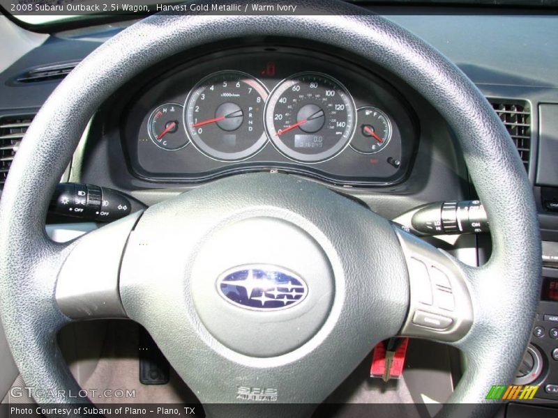 Harvest Gold Metallic / Warm Ivory 2008 Subaru Outback 2.5i Wagon