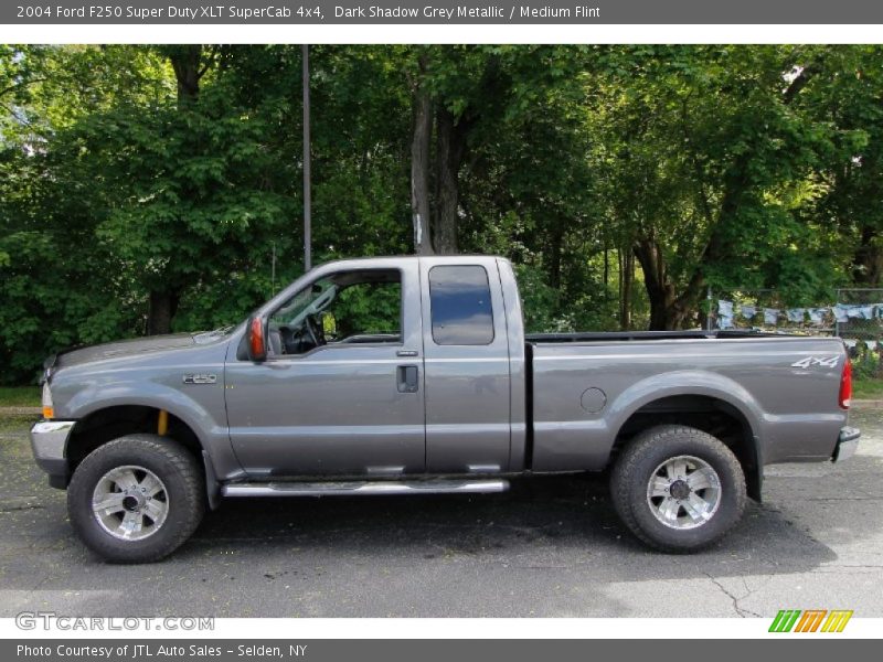 Dark Shadow Grey Metallic / Medium Flint 2004 Ford F250 Super Duty XLT SuperCab 4x4