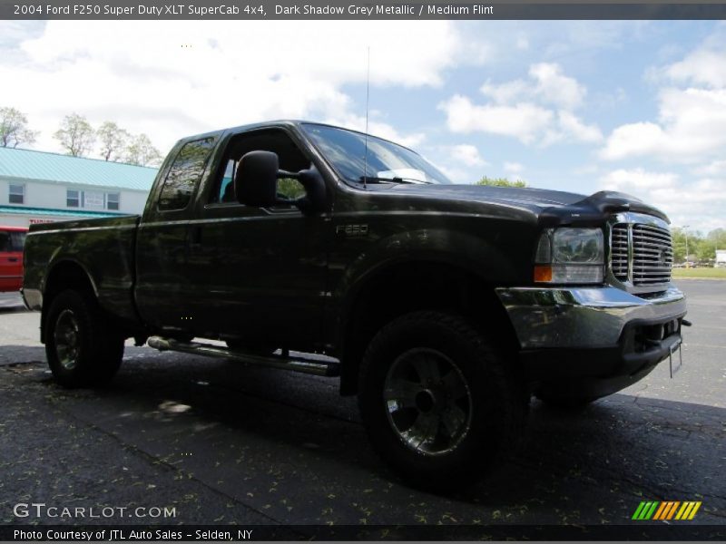Dark Shadow Grey Metallic / Medium Flint 2004 Ford F250 Super Duty XLT SuperCab 4x4