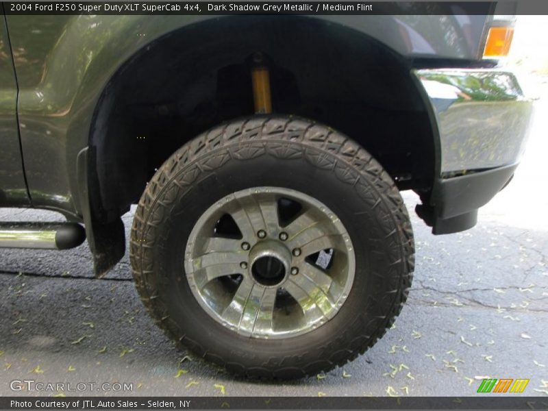 Dark Shadow Grey Metallic / Medium Flint 2004 Ford F250 Super Duty XLT SuperCab 4x4