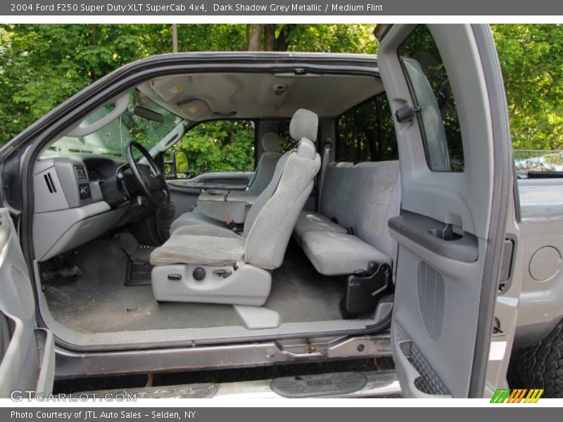 Dark Shadow Grey Metallic / Medium Flint 2004 Ford F250 Super Duty XLT SuperCab 4x4