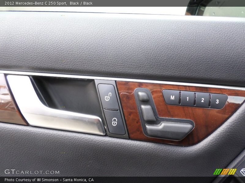 Black / Black 2012 Mercedes-Benz C 250 Sport