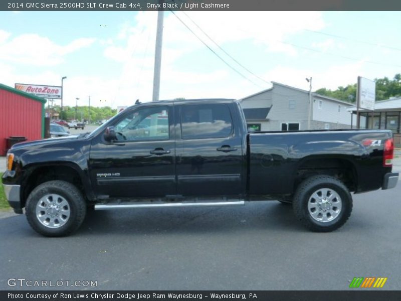 Onyx Black / Light Cashmere 2014 GMC Sierra 2500HD SLT Crew Cab 4x4
