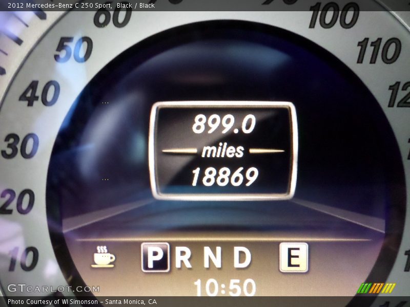 Black / Black 2012 Mercedes-Benz C 250 Sport