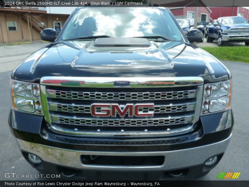 Onyx Black / Light Cashmere 2014 GMC Sierra 2500HD SLT Crew Cab 4x4