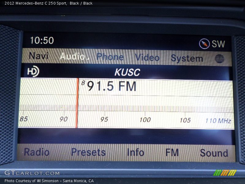 Black / Black 2012 Mercedes-Benz C 250 Sport