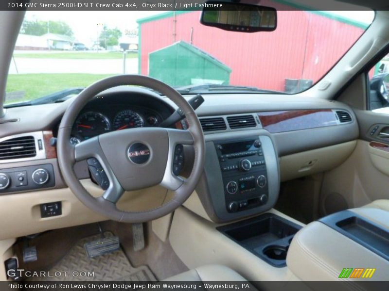 Onyx Black / Light Cashmere 2014 GMC Sierra 2500HD SLT Crew Cab 4x4