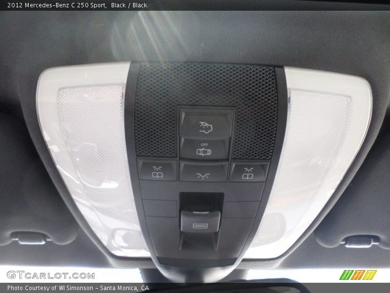 Black / Black 2012 Mercedes-Benz C 250 Sport