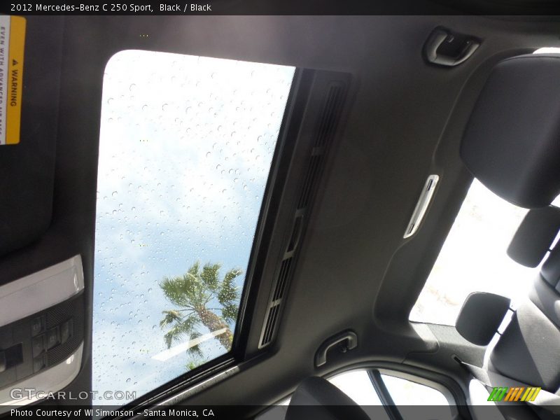 Black / Black 2012 Mercedes-Benz C 250 Sport