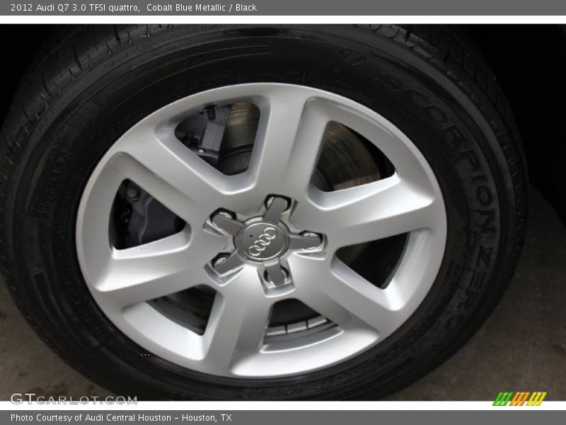 Cobalt Blue Metallic / Black 2012 Audi Q7 3.0 TFSI quattro