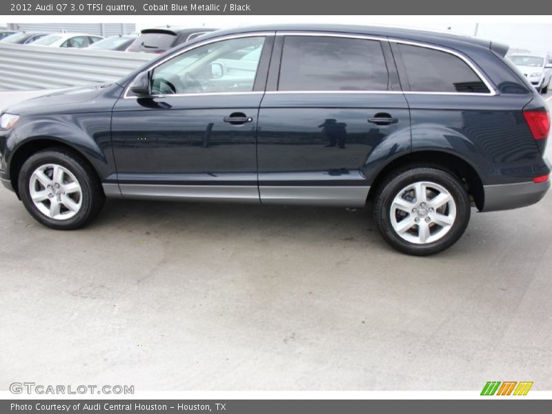 Cobalt Blue Metallic / Black 2012 Audi Q7 3.0 TFSI quattro