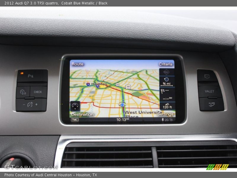 Cobalt Blue Metallic / Black 2012 Audi Q7 3.0 TFSI quattro