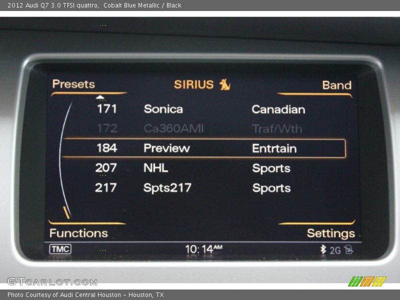 Cobalt Blue Metallic / Black 2012 Audi Q7 3.0 TFSI quattro