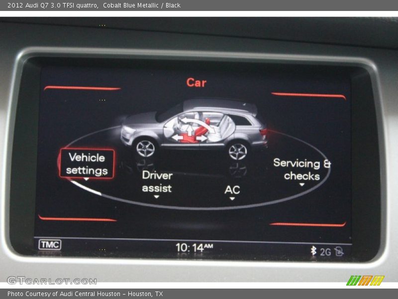 Cobalt Blue Metallic / Black 2012 Audi Q7 3.0 TFSI quattro