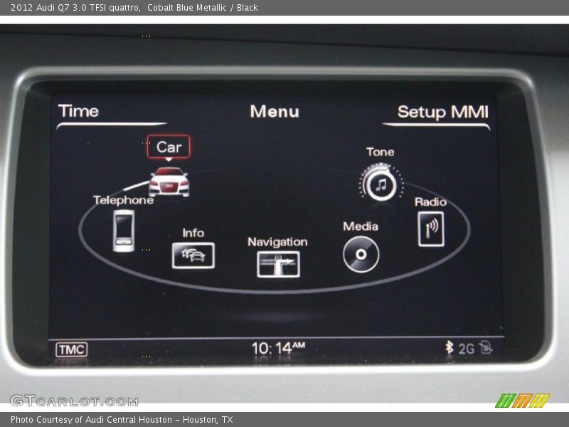 Cobalt Blue Metallic / Black 2012 Audi Q7 3.0 TFSI quattro