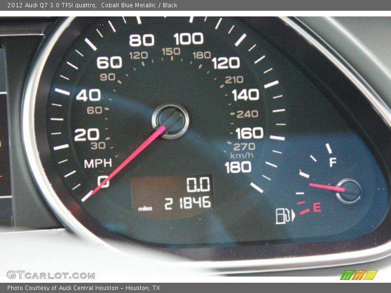 Cobalt Blue Metallic / Black 2012 Audi Q7 3.0 TFSI quattro
