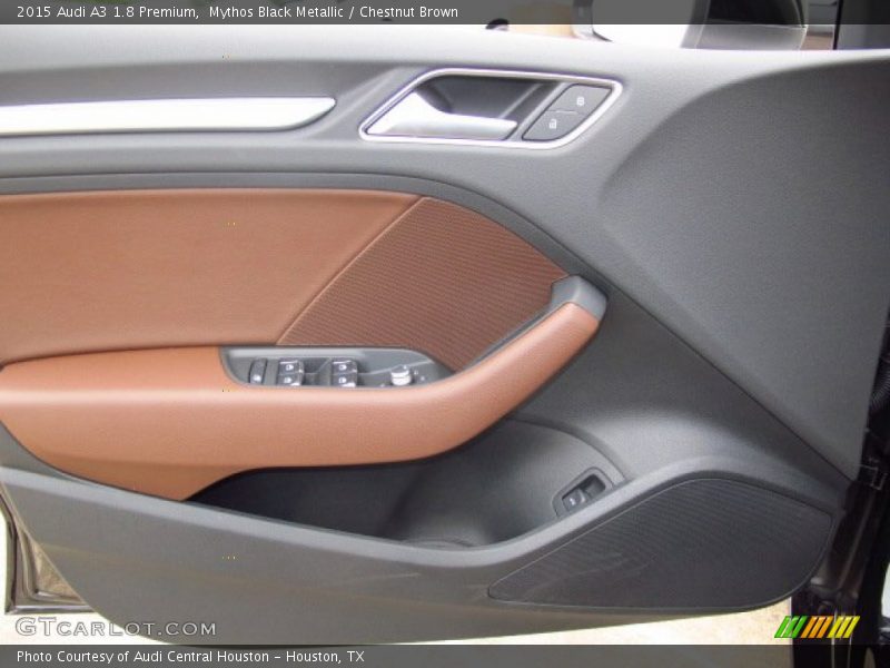 Mythos Black Metallic / Chestnut Brown 2015 Audi A3 1.8 Premium