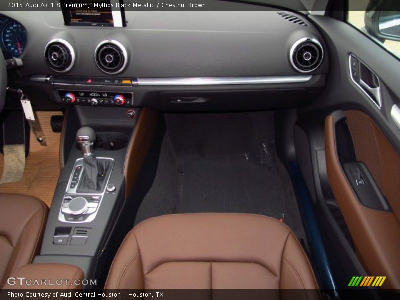 Mythos Black Metallic / Chestnut Brown 2015 Audi A3 1.8 Premium