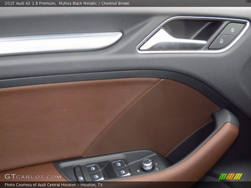 Mythos Black Metallic / Chestnut Brown 2015 Audi A3 1.8 Premium