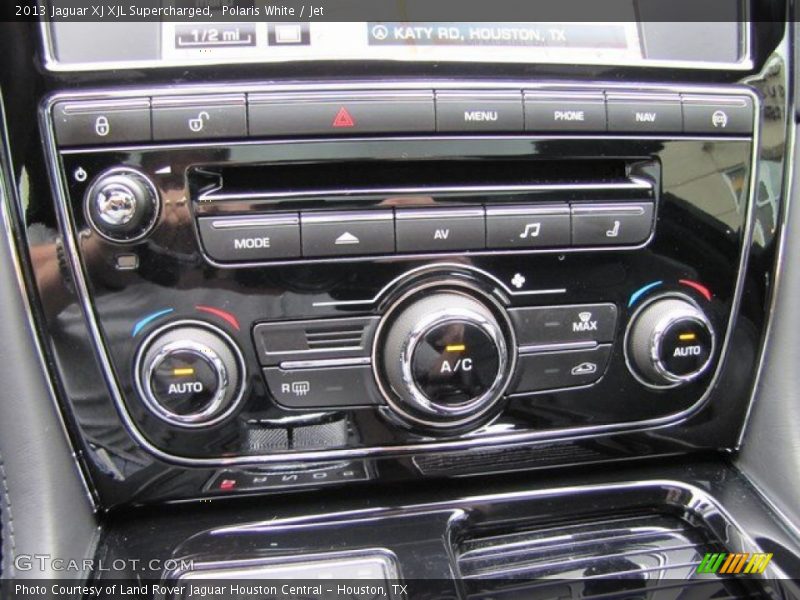Controls of 2013 XJ XJL Supercharged
