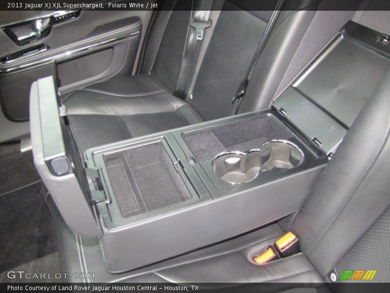 Polaris White / Jet 2013 Jaguar XJ XJL Supercharged