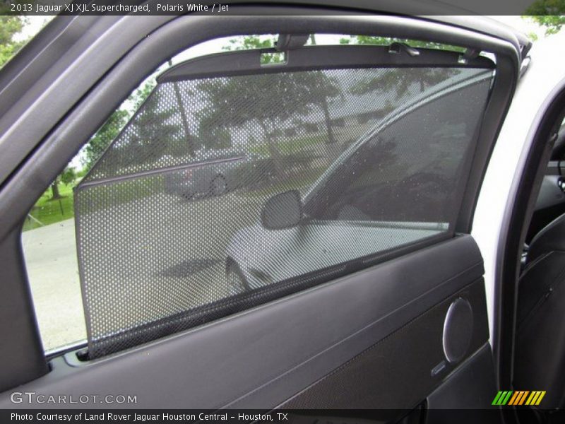 Polaris White / Jet 2013 Jaguar XJ XJL Supercharged